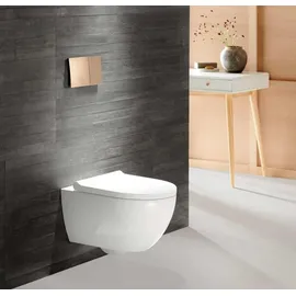 Geberit Acanto Wand-WC mit WC-Sitz Weiß KeraTect