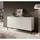 Selsey Sideboard 150 x 77 x 35 cm Weiß / Schwarz