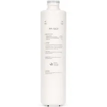 Naturewater PP-10CF 5 Sedimentfilter Kartusche, Wasserfilter Kartusche, Filterpatrone für Trinkwasser Umkehrosmoseanlage, Trinkwasserfilter