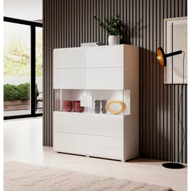 OTTO home Highboard Toledo 121,5 x 152,5 cm Weiß