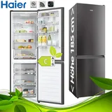 Haier No Frost Kühl-/ Gefrierkombination WIFI Inverter Kompressor dark inox LED