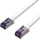 S/CONN maximum connectivity Flexline®-Patchkabel cat. 6A S/FTP, kurze Bauform, PIMF, weiß, 20 m