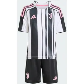 adidas Juventus Turin 25/26 Kids Mini-Heimausrüstung - White / Black - 116