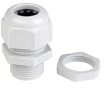 SLS Elektro Kabelverschraubung lang 3er-Pack lichtgrau