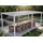 Mendler Pergola MCW-L46 Weiß 11 cm Alu-Gestell 3 x 6 m