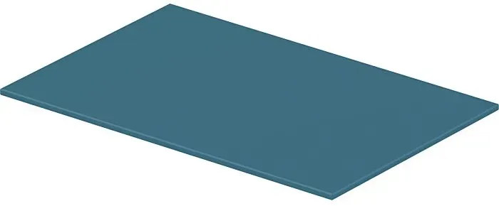 Duravit DuraSquare Glaseinleger 0099718800 47x31cm, Sicherheitsglas, stone blue