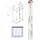 Buylando Emma U-Form Duschkabine 100 x 195 cm rechts 120 x 195 cm transparent