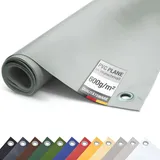 ANKO Planen PVC Plane 600g/m2 mit Ösen Abdeckplane Schutzplane matt (Lichtgrau, 2,5m x 3m)