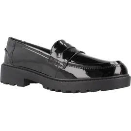 GEOX J Casey Girl C Moccasin, Black, 32 EU