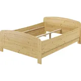 Erst-Holz Erst-Holz® Seniorenbett extra hoch 140x200 Doppelbett Holzbett Massivholz Kiefer Rollrost 60.44-14