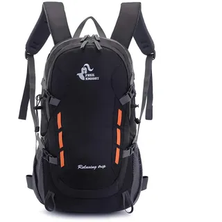 free knight 40L Leichter Tagesrucksack Radfahren Wandern Wasserdichter Reiserucksack (Schwarz) - 40L(53*33*20cm / 20.9*13*7.9 inches)