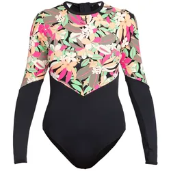 Roxy Badeanzug »Fashion« Roxy Anthracite Palm Song S S