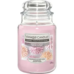 Yankee Candle Home Inspiration Große Kerze im Glas Sugared Blossom - rosa