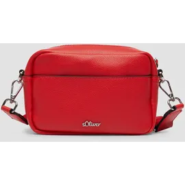 s.Oliver Camera-Bag Umhängetasche Leder Rot
