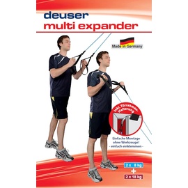 Deuser Fitness Multi-Expander, blau und rot, One Size