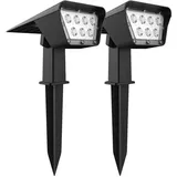 Lumi Jardin Solar Spots 2er Set 200LM 2x CURTIS