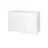Smart Kommode 120 x 80 x 40 cm weiß