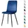 mcc direct Esszimmerstuhl Lexi Polyester Blau 2er Set