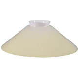 H4L Schusterschirm Beige Ø 200mm Lampenglas Ersatzglas Schusterglas Opalglas E27 Vestaschirm
