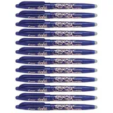 Pilot Pen Pilot Frixion 4902505551154 radierbarer Tintenroller Breite 1,0 mm, blau 12 Stück)