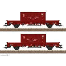 Trix Niederbordwagen-Set 24555 H0