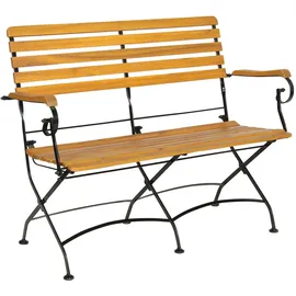 gardenson Lindau Garten-Essgruppe 4-tlg. Klapptisch 125 x 75 cm beige