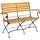 gardenson Lindau Garten-Essgruppe 4-tlg. Klapptisch 125 x 75 cm beige