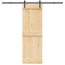 vidaXL Narvik rechts 70 x 210 cm Natürlich/Schwarz