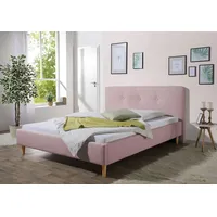 MAINTAL Polsterbett Lonepine 113 x 208 cm Buche natur rosa