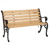 Proregal Gartenbank 80 x 132 x 35 cm Natur