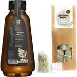 Tee und Honig Set aus Griechenland 500g Kretischer Wildkräuterhonig und Bio Bergtee vom Olymp