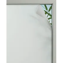 GARDINIA Fensterfolie Privacy 75, semitransparent, selbsthaftend, zuschneidbar, Lichtdurchlässig, Sichtschutzfolie, Haftet statisch ohne Kleber, 90 x 150 cm