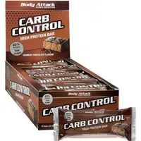 Body Attack Carb Control Crunchy Chocolate Riegel 15 x 100 g
