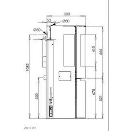 ADURO Pelletofen Aduro P5 6,8 kW Schwarz