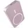 EMOS Powerbank WI 1046, 10000 mAh MagSafe mit Passthrough und Wireless-Charging, USB-C-Ausgang inkl. Kabel - für iPhone, Smartphone, - rosa, B0551S - Rosa