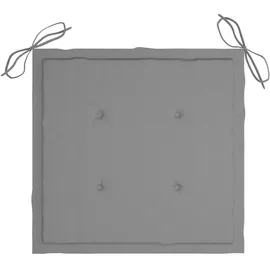 vidaXL Stapelbare Gartenstühle mit Kissen 59,9 x 96,1 x 27,8 cm braun 4 St.