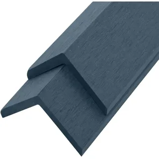 Home Deluxe - WPC Abschlussleiste FINEA - Farbe Anthrazit, 10 Stück - 110 x 4,5 x 4,5 cm I Abschlussprofil Abdeckleiste Abschlussschiene