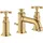 Hansgrohe Montreux 3-Loch Waschtischarmatur Brushed Gold Optic