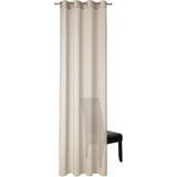 Neutex for you! Vorhang »Allure«, (1 St.), Ösenschal mit Metallösen, Breite 140 cm, nach Maß, grau