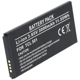 AccuCell Akku passend für TCL 501 – Li-Polymer, 3,85V, 3000mAh, 11,55Wh, eingebaut