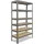 shelfplaza Schwerlastregal Metall 230x40x30 cm grau 6 Böden 166 kg Traglast pro Boden