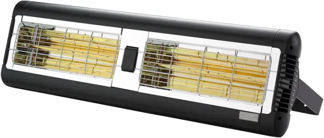 Tansun Sorrento Double IP 2x1500W Infrarotheizung #103611 #103612 #103613 #10361 (Farbe: RAL 9005 Tiefschwarz)