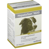 Alfavet HEPATOSAN 1600 Ergänzungsfutterm. f.Hunde/Katzen