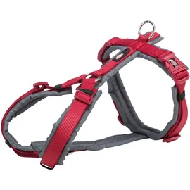 Trixie Premium Trekking Geschirr Rot/Grau M