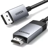 UGREEN Kabel Ugreen DP119 DisplayPort / HDMI 1m, Grau