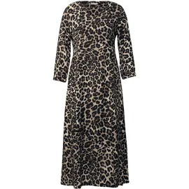 STREET ONE Midikleid gemustert Schwarz 34