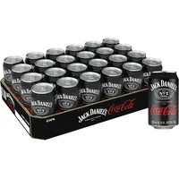 Jack Daniel's & Coca Cola - Der weltweite Barcall Nummer 1-24 x 0.33L/10% Vol.