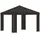 vidaXL Pavillon 3 x 3 m inkl. 4 Seitenteile Anthrazit