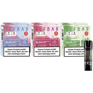 Elf Bar ELFA Prefilled Pod - Probierset Fruit Mix je 2 Pods, 6er Pack
