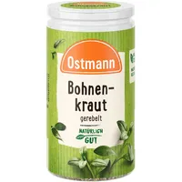 Ostmann Gewürze - Bohnenkraut gerebelt | Nachfüllbare & recyclebare Verpackung | 15 g in der Streudose